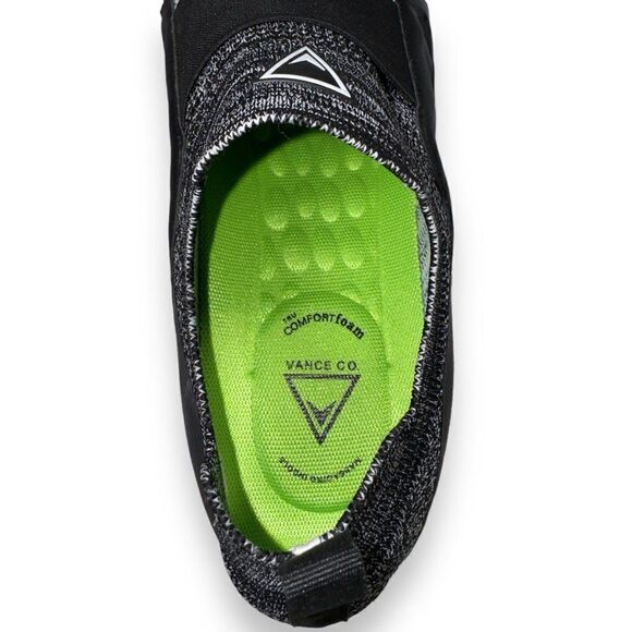 Vance Co. Cannon Knit Tru Comfort Slip-on Sneakers Grey / Black Men's 13 - Picture 9 of 11